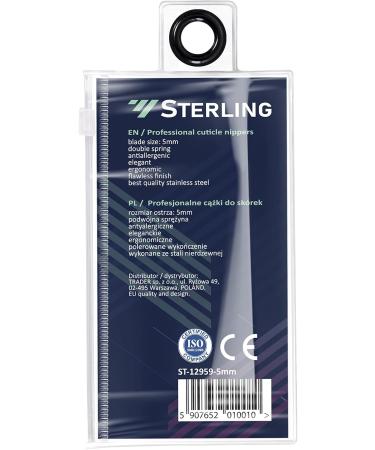 STERLING Cuticle Nippers | Double Spring | Extra Shaft | Stainless Steel | ST-12959 | Silver (5 mm) - Buy Online on SooperMarket.com