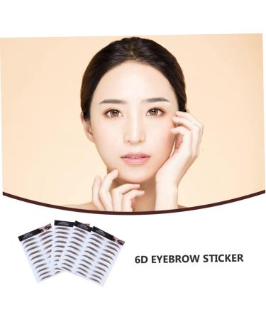 Gogogmee Hair-like Eyebrows 4pcs Eyebrow Stickers Tool Stickers Imitation Eyebrows Water Transfer Eyebrow Sticker Mold Cosmetic - Buy Online on SooperMarket.com