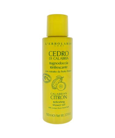 Refreshing Shower Gel - Calabrian Citron by LErbolario for Unisex - 3.3 oz Shower Gel