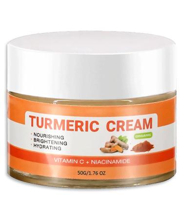 Turmeric Face Cream - Anti AgingCream For Radiant&Glowing Skin - Dark Spot Corrector Age Spot Remover Anti Aging - Natural Turmeric Cream Skin Care