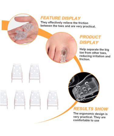 Healeved Nail Gel - 3 Pairs Splitter Thumb Protector Silicone Pedicure Tools - Buy Online on SooperMarket.com