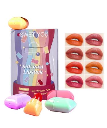 8 Colors Mini Candy Matte Lipstick Set Velvet Lipstick Long Lasting Lipsticks