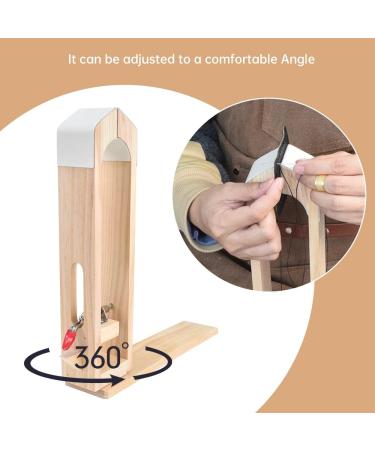 FASTTOBUY 45cm Desktop Leather Stitching Pony with Clamp and Sand Strips - DIY Hand Stitching Tool - Buy Online on SooperMarket.com