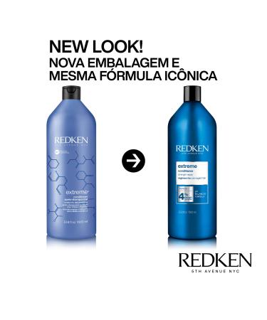 Redken Extreme Conditioner for Brittle & Damaged Hair | Anti-Hair Break | Interlock Protein Network - 1 Piece - Buy Online on SooperMarket.com