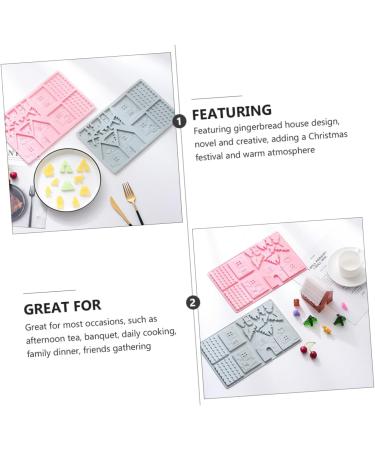 Cabilock 8 Pcs Cake Baking Tools Silicone Molds Polymer Clay Resin Mould DIY Material Paper Cup Chocolate - Buy Online on SooperMarket.com