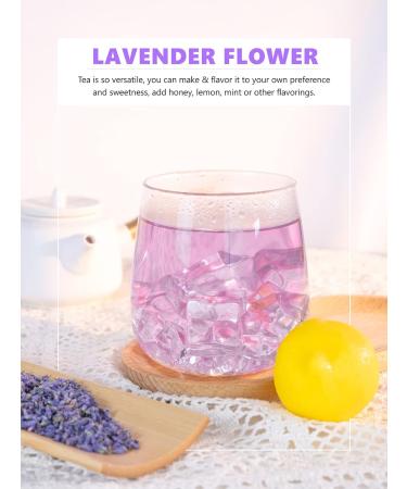 TeeLux Dried Lavender Flowers Tea Edible Caffeine Free Herbal Tea 114g Natural Fragrant Lavender Buds Use for Drinking Cooking Baking Essential Oil Lavender Bags or Satchets Lavender 114g (Pack of 1) - Buy Online on SooperMarket.com
