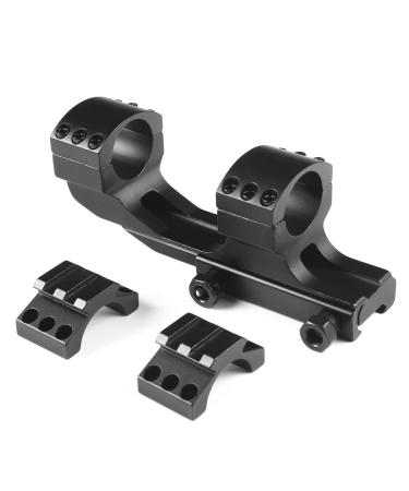 MIZUGIWA 1 inch Cantilever Flat Top Weaver Forward Reach Dual Ring Rifle Scope Mount
