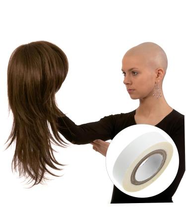 PLAFOPE 1 Roll Wig Film Hair Glue for Lace Wigs Wig Tape Double Sided Lace Wig Tape Strips Bold Hold Wig Tape for Lace Wigs Scalp Tape for Wigs Double Sided Wig Tape Hair Tape White Tissue 4.70X4.70X1.30CM White - Buy Online on SooperMarket.com