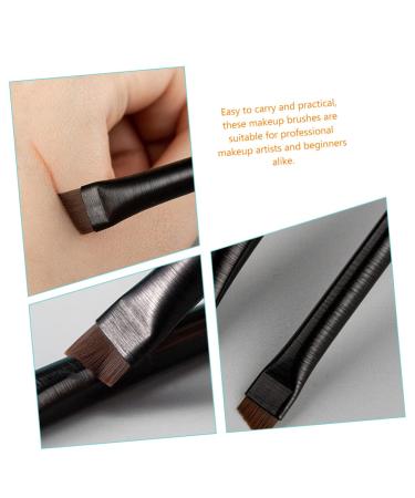 Balacoo Eyeliner Brush Set - 6 Multipurpose Makeup Brushes for Eyeliner & Eyebrows | Newborn Bevel Wood Toiletries - Buy Online on SooperMarket.com