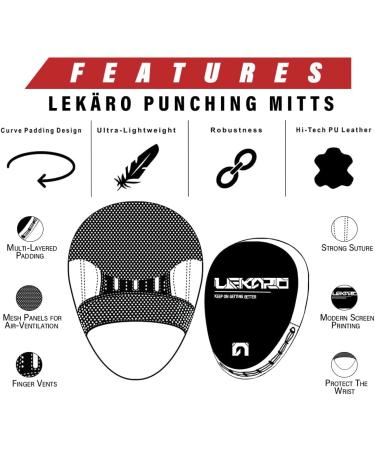 Punching Mitt Curved Boxing Pad for MMA Muay Thai Training - Single Hand Target for Dojo Sparring - Buy Online on SooperMarket.com