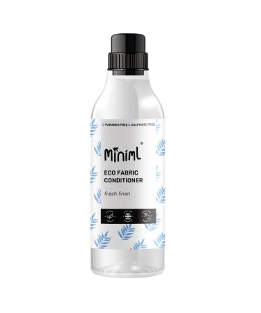 Miniml Eco Fabric Softener 1L - Fresh Linen Scented All Natural Fabric Softener for Sensitive Skin - 100% Vegan & Cruelty Free (100 Washes) 1 l (Pack of 1)