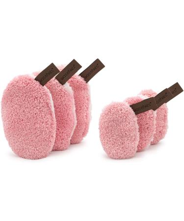 Washable Makeup Removal Pads - Set of 6 Reusable Deep Pore Cleaning Pads Ros Edition - Hypoallergenic & Skin-Friendly - Buy Online on SooperMarket.com