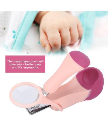 Buy Zoom Nail Clipper with Magnifying Glass - Lightweight Manicure Clipper for Babies & Seniors (Pink) - International Shipping Available - Buy Online on SooperMarket.com