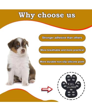 Buy VALFRID Anti-Slip Paw Protectors for Dogs - 24 Pieces Self-Adhesive Silicone Gel Non-Slip Dog Shoes & Socks for Small Dogs (S 3.3*3.9cm 0-5kg) - International Shipping Available - Buy Online on SooperMarket.com