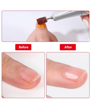 BNG Nail Cutter Sanding Sleeves 210 Pieces Sanding Caps Sanding Bands Nail Cutter Nail Set with Nail Drill Bits Pedicure Manicure Nail File for Acrylic Nails Cuticle Removal 80/120/180 GRIT - Buy Online on SooperMarket.com