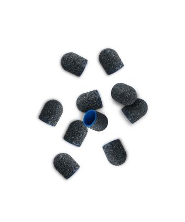 Aba Group Sanding Caps for Pedicure Solid Heavy Duty Pedicure Pads Sandpaper Sanding Cap for Carrier Waterproof Single Use Made in EU Set of 10 10 mm/120