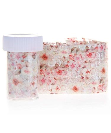 Flower Design Nail Art Stickers Water Transfer Foil Nail Tips Stickers Manicure Decoration by A Durable and Practical Practical and Professional