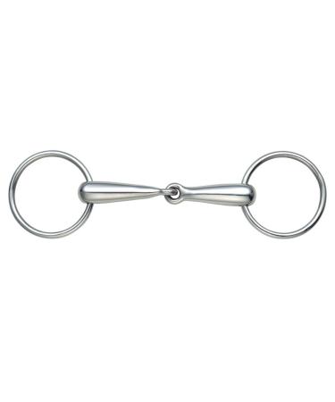 Shires Equestrian - Hollow Mouth Loose Ring Snaffle - S/steel - Size: 51/4