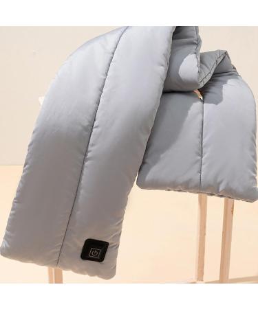 Zceplem Electric Neck Heating Pillow - 3 Temperature Settings Warm Collar for Men & Women Gray Heating Scarf for Outdoors - Buy Online on SooperMarket.com