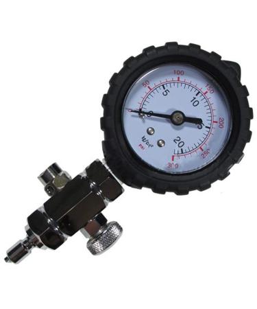 Scuba Choice 2" PSI Intermediate Pressure Gauge Checker and Release Valve