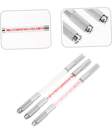 Mikinona 3pcs Fruit Embroidery Pen Pen Makeup Tool Eyebrow Microblading Kit Metal Pen Plastic - Buy Online on SooperMarket.com