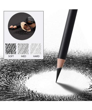 MARKART 10-Piece Charcoal Drawing Set for Beginners & Artists - Soft, Medium, and Hard Pencils for Sketching and Shading - Buy Online on SooperMarket.com