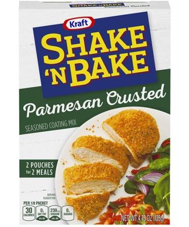 Kraft Shake 'n Bake Parmesan Crusted Seasoned Coating Mix 4.75 oz | Kosher Certified | Creates Crispy Flavorful and Juicy Chicken Without Frying | 2 Pack - Buy Online on SooperMarket.com