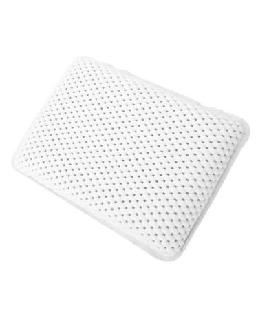 White Comfortable Spa Bath Pillow  eck Rest Pillow  for Tub Spa