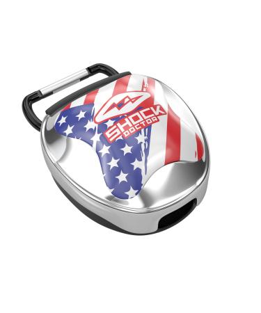 Shock Doctor Ventilated Mouth Guard Case, Universal Storage for Adult & Youth Sizes