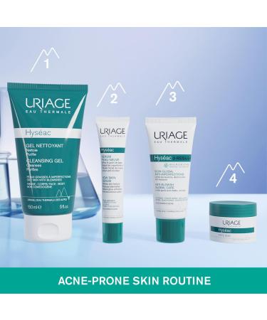 Uriage Hyseac 3-regul+ | Best Face Moisturizer for Oily Acne-Prone Skin | Salicylic Acid AHA Zinc | Clear Skin Solution | 1.35 oz - Buy Online on SooperMarket.com