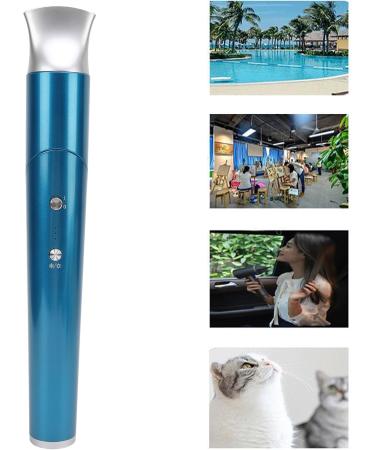 Cordless Hair Dryer Hot Cold Air Hairdryer 3000mAh Rechargeable Foldable Blow Dryers for Home Trable US Plug 100 240V (Blue) - Buy Online on SooperMarket.com