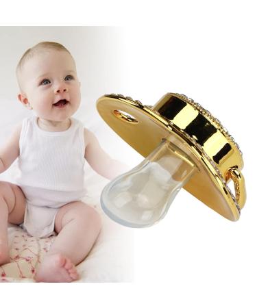 Curved Baby Pacifier for Newborns - Healthy & Lightweight with Dust Cover (Letter A) - Shop Internationally! - Buy Online on SooperMarket.com
