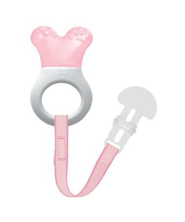 MAM Mini Teething Cooler and Clip Pink 2 Plus Months by MAM (English Manual)