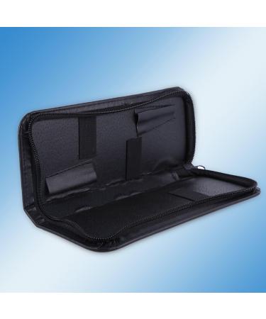 Professional Pu Leather Zipper 2 Scissors Pouch Box Hairdressing Scissors Tool Bag Thinning Shears Kit Premium Shears for Hair Cutting - Buy Online on SooperMarket.com