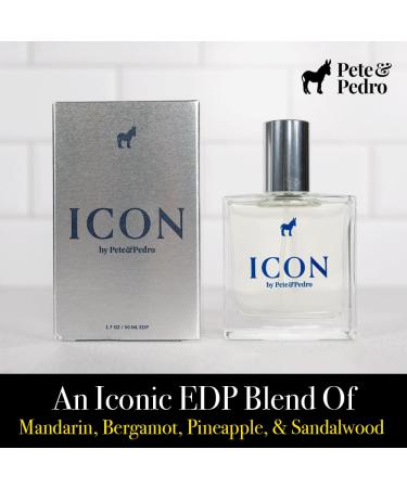 Pete & Pedro ICON - Eau De Parfum | Inspired By Creed Imperial Millesime For Men - Citrus Fruity Marine Accord Notes | Men's Cologne & Fragrance | As Seen on Shark Tank 1.7 oz. ICON edp - Buy Online on SooperMarket.com