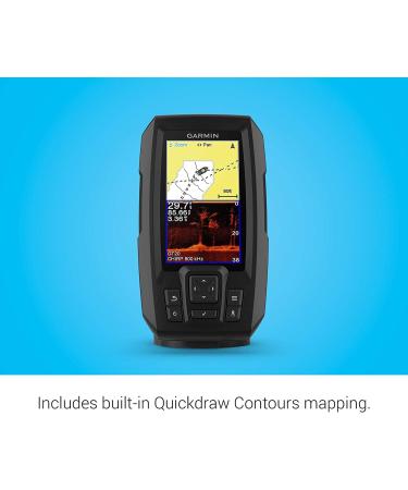 Garmin Striker Vivid 4cv Bundle with Transducer and Cover | 4 Color Fishfinder | Vivid Scanning Sonar | 010-02550-00 - Buy Online on SooperMarket.com