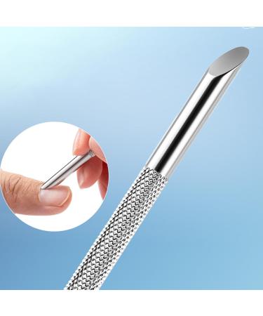 Stainless Steel Cuticle Pusher Nail Dotting Pen Nail Care Tool Double Ended Manicure Cuticle Remover Cleaner Nail Dotting Pen Set Nail Dotting Pens For Nail Art Nail Dotting Pen And Brushes - Buy Online on SooperMarket.com