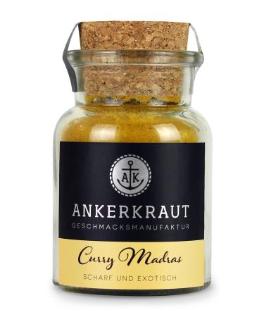 Ankerkraut curry madras spice powder to match rice meat fish & vegetables freshly fruity Indian for the production of food & sauce cook at home 60g in the corken