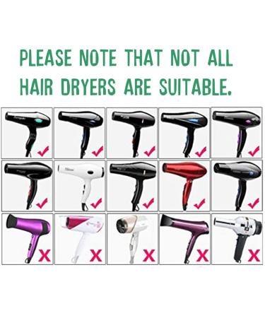 3 Pcs Multifunction Plastic Hair Dryer Nozzle Comb Set - Black - Buy Online on SooperMarket.com