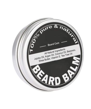 Men's Beard Care Balm - Moisturizing Mustache Wax | Prevent Split Ends & Falling | 60g Shaving Care - Buy Online on SooperMarket.com