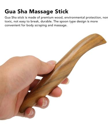 Jauarta Gua Sha Stick - Muscle Relaxing & Stress Relief | Professional Wooden Scraping Massager for Full Body Care - Buy Online on SooperMarket.com
