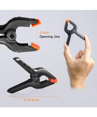 LimoStudio 6 PCS Photo Spring Clips for Studio Backdrop Clamp - 3.75 inch Muslin Spring Clamp Clip for Fabric, Paper, Canvas - AGG1242 (6 Pack) - Buy Online on SooperMarket.com
