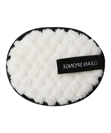 Face Makeup Remover Pads Reusable Face Cleansing Pads - Wet and Dry Double Use Puff Reusable Cotton Rounds for Face Eyes Toner Make Up Removal Goforwealth White
