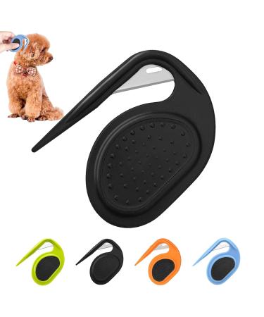 Professional Pet Knotting Comb - Steel Blade Densifier & De-Filtering Knife for Cats & Dogs - Remove Mats Easily (Orange) - Buy Online on SooperMarket.com