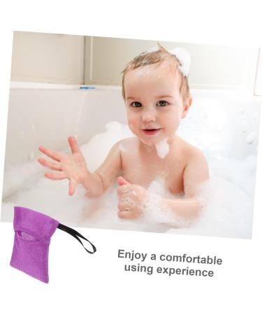 minkissy Bath Bag Shampoo Soap Cleansing Nylon Purple Gloves - Buy Online on SooperMarket.com