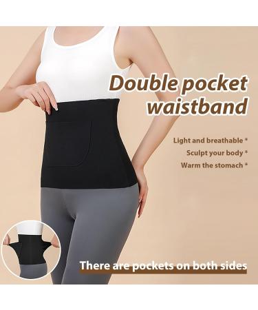 EWOKE Bungee Gurtner Warmer - High Elasticity Double Bag Body Warmer | Ideal Christmas & Birthday Gift for Mother & Wife - Black - Buy Online on SooperMarket.com