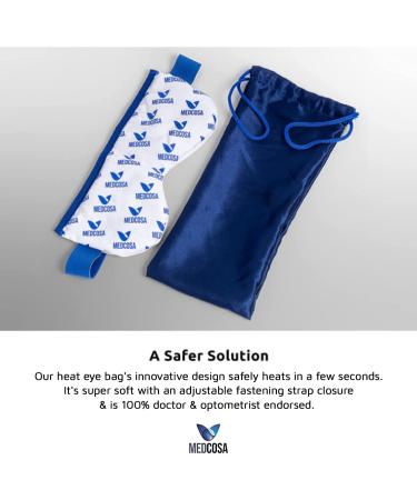 Medcosa Moist Heat Eye Bag - Soothing Heated Eye Mask for Dry Eyes & Migraines - Buy Online on SooperMarket.com