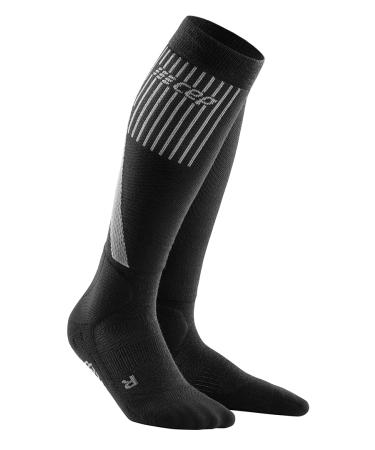 CEP - Merino ski socks men with compression ski touring compression stockings black size.V XL Long Skistr pfe from Merino - for warm and dry feet on long ski tours