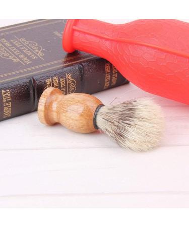 Black Badger Hair Men's Shaving Brush Barber Salon Facial Beard Cleaning Comfortable and Environmentally Attractive Design - Buy Online on SooperMarket.com
