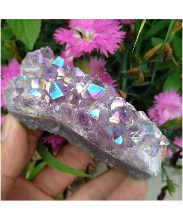 Amethyst Rough Stone for 180g Gold Titanium Purple Rainbow Amethyst Bismuth Crystal Cluster Brazil HOMEZHOU - Buy Online on SooperMarket.com